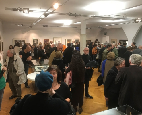 Eröffnung der 35. Grafikbörse am 29.11.2018 im Museum für Druckkunst