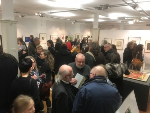 Eröffnung der 35. Grafikbörse am 29.11.2018 im Museum für Druckkunst