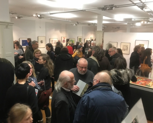Eröffnung der 35. Grafikbörse am 29.11.2018 im Museum für Druckkunst