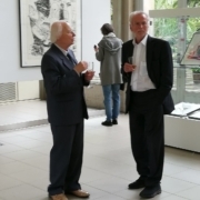 Herr Behrends und Herr Böttcher von der Grafikbörse Leipzig