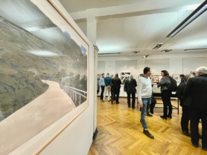 37. Grafikbörse – Blick in die Ausstellung am Eröffnungstag