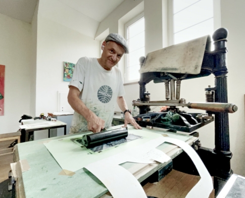 Harald Alff/Linolschnitt