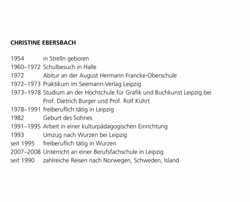 Christine Ebersbach – Biografie