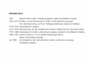 Sighard Gille – Biografie