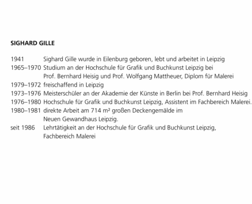 Sighard Gille – Biografie