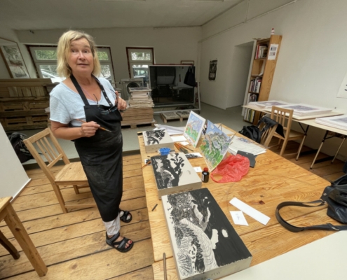 Gudrun Petersdorff/Lithographie