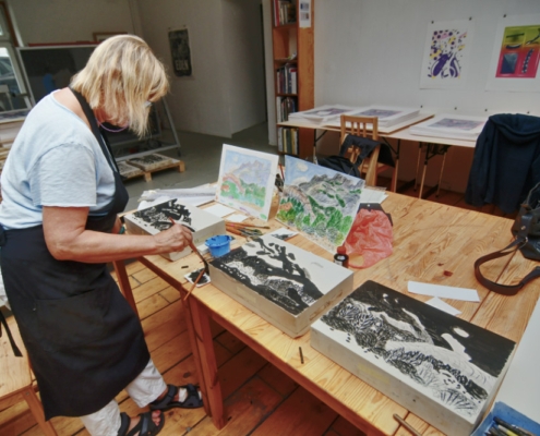Gudrun Petersdorff/Lithographie