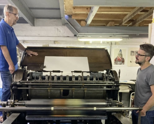 Gudrun Petersdorff/Lithographie