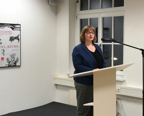 Eröffnung der 38. Leipziger Grafikbörse – Susanne Siemund, Kunsthistorikerin