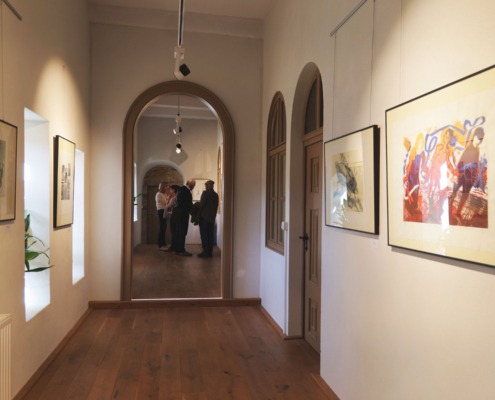 Eröffnung der 38. Leipziger Grafikbörse „SPIEL-RÄUME“ im Kloster Ilsenburg