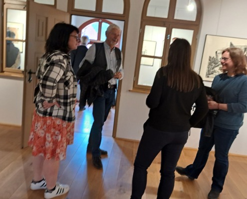 Eröffnung der 38. Leipziger Grafikbörse „SPIEL-RÄUME“ im Kloster Ilsenburg