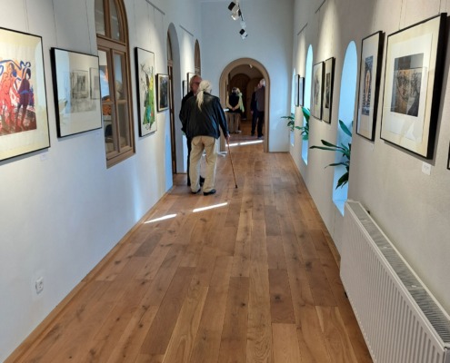 Eröffnung der 38. Leipziger Grafikbörse „SPIEL-RÄUME“ im Kloster Ilsenburg