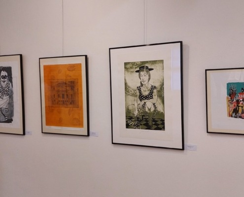 Eröffnung der 38. Leipziger Grafikbörse „SPIEL-RÄUME“ im Schloss Museum Glauchau – Ausstellung